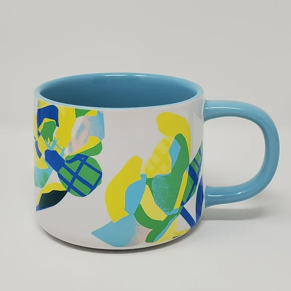 Starbucks 2023 Abstract Floral Bee Mug (2023) - Picture 3 of 6